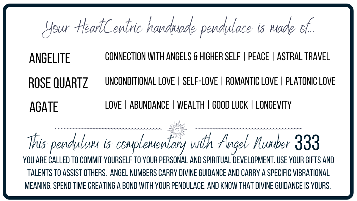 Heart Angel Pendulace™